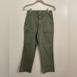 Faherty Utility Pant Green Size 24 Organic Cotton